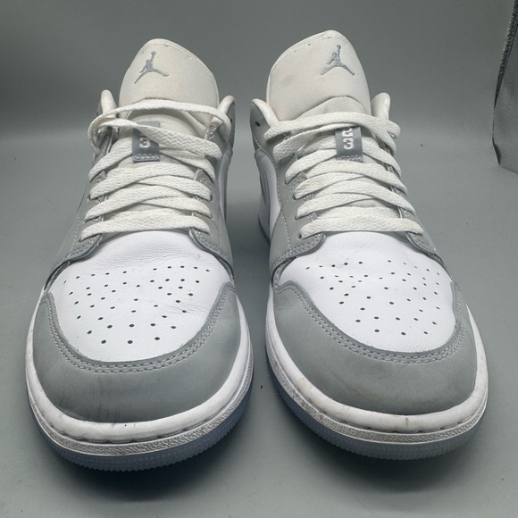 Nike Air Jordan 1 Low Wolf Grey Aluminum Women's Size 11.5 Shoes DC0774-105 - Picture 3 of 8